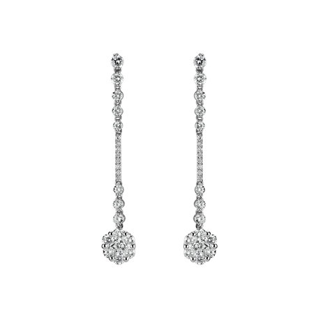 Diamond earrings Mademoiselle Beatrice