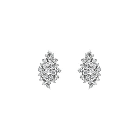 Diamond earrings Orient Star