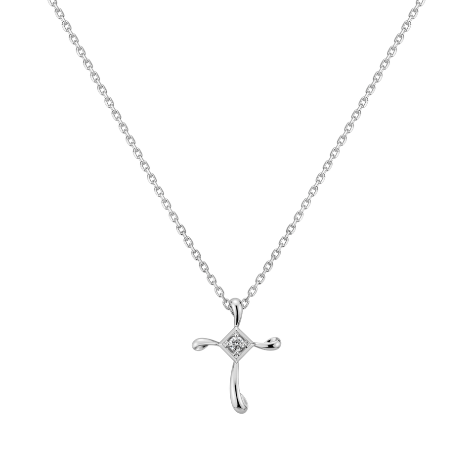 Diamond pendant Mary Cross