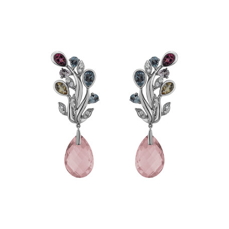 Diamond earrings and gemstones Faustus