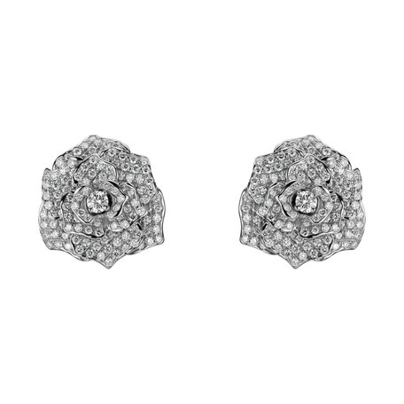 Diamond earrings Witching Rose