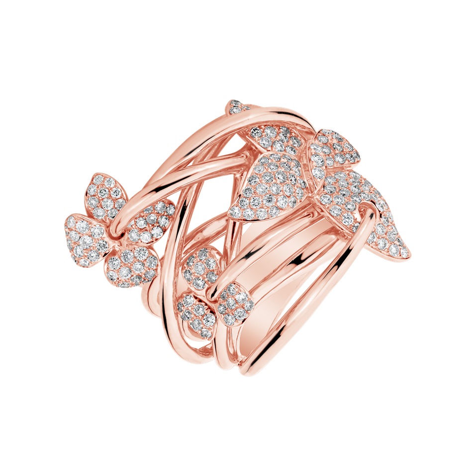 Diamond ring Butterfly Efect