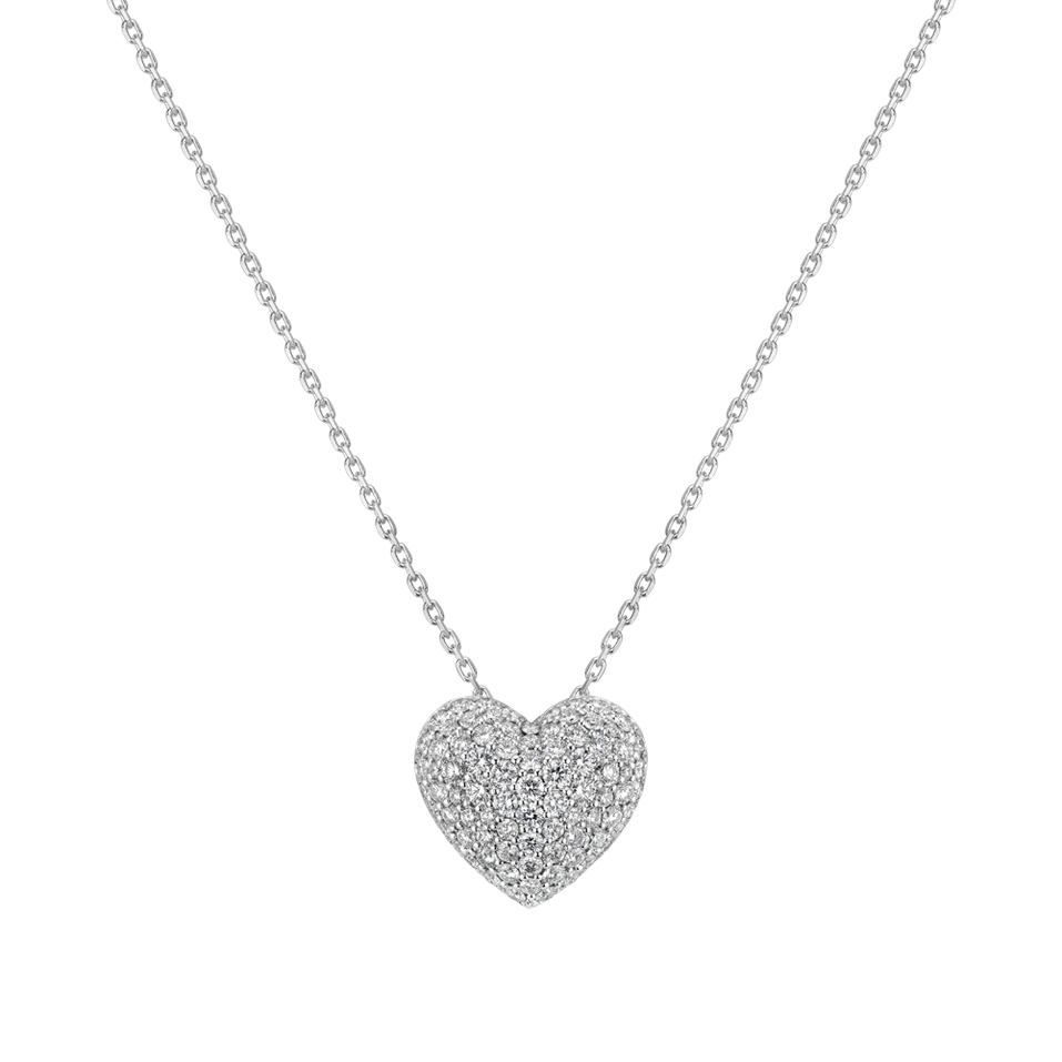 Diamond pendant Heart of Depth