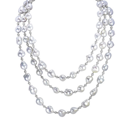 Necklace with Pearl Ocean Pomp