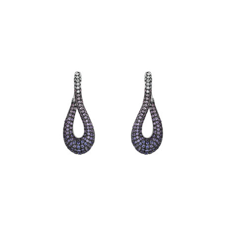 Diamond earrings and Sapphire Bettye