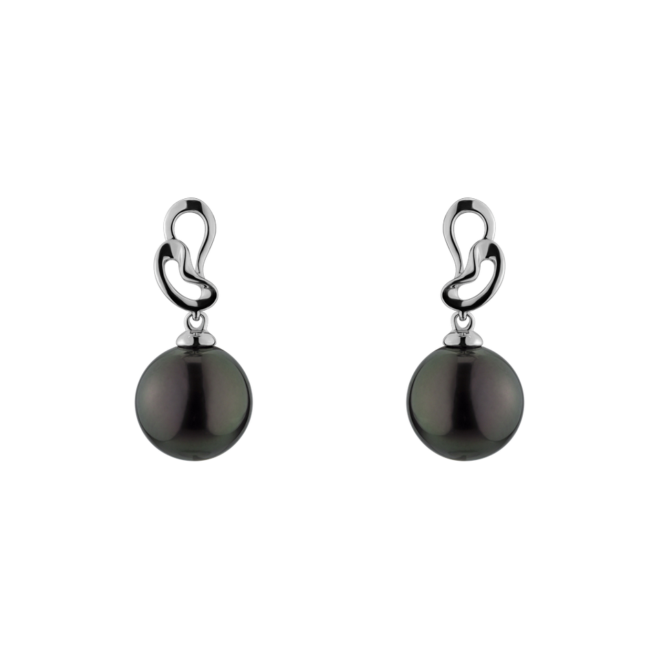 Earrings with Pearl Rilenez