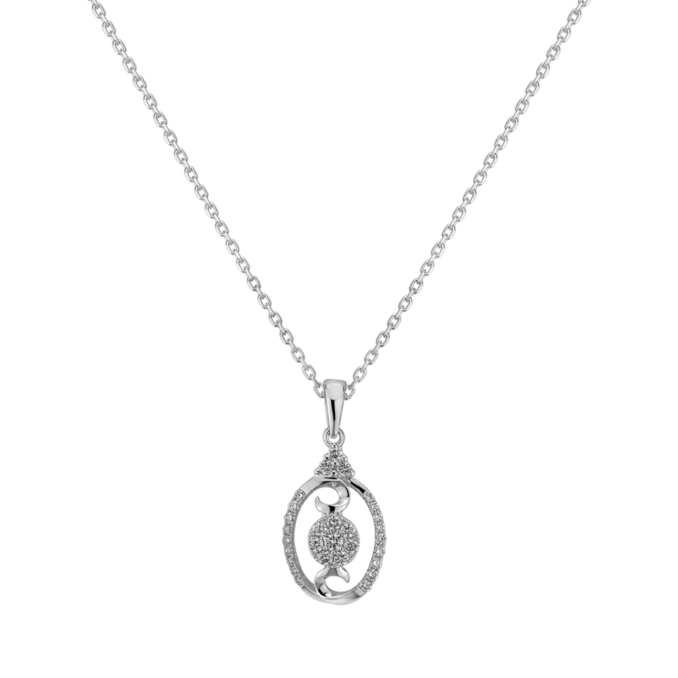 Diamond pendant Peaceful Haven