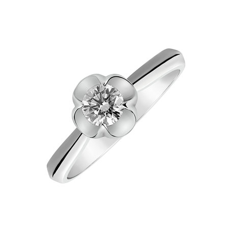 Diamond ring Love Flower