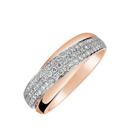 Diamond ring Delicate pink