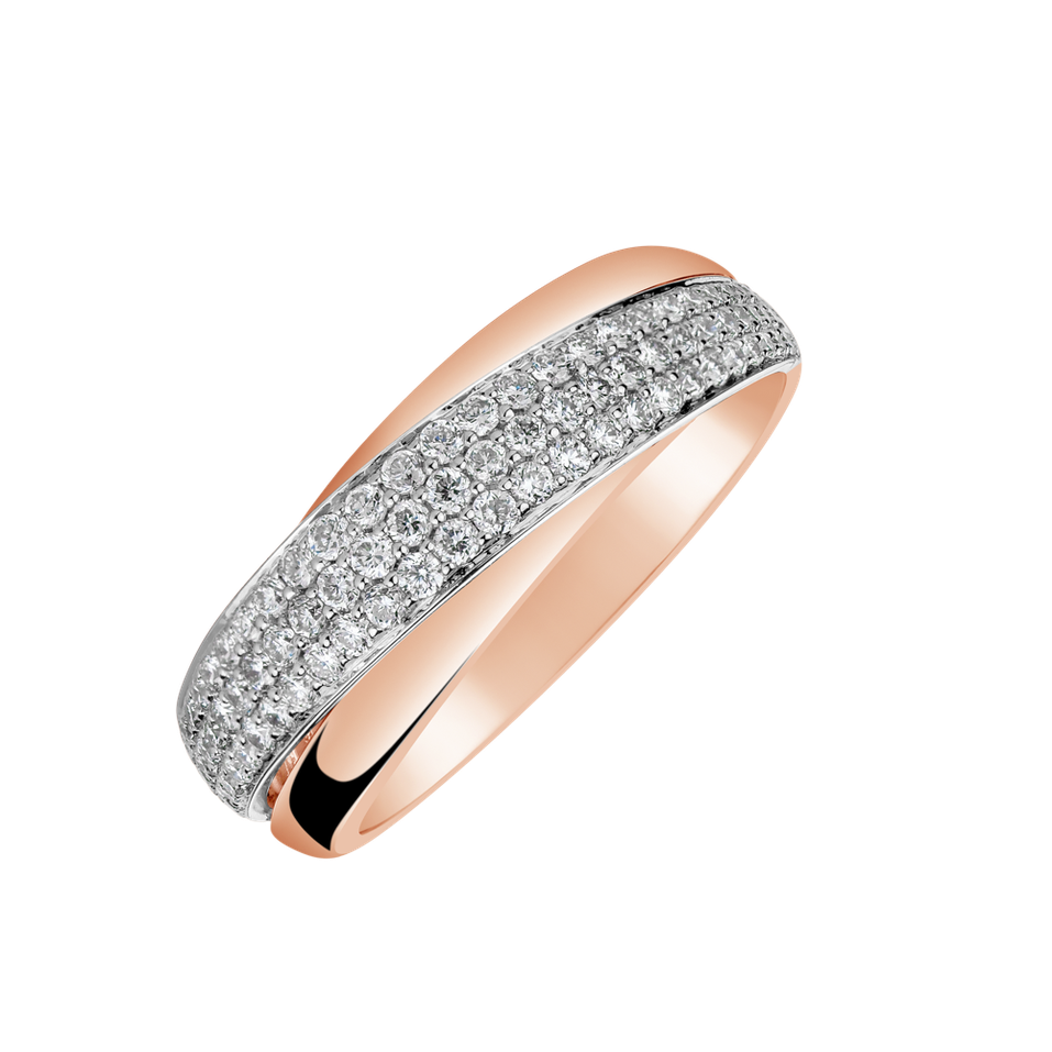 Diamond ring Delicate pink