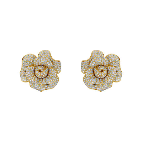 Diamond earrings Flower Treasure