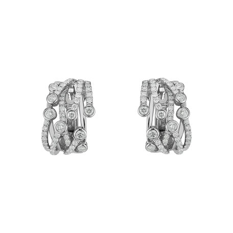 Diamond earrings Brunaux