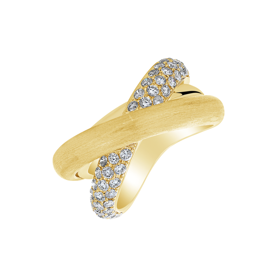 Diamond ring Gold Galaxy