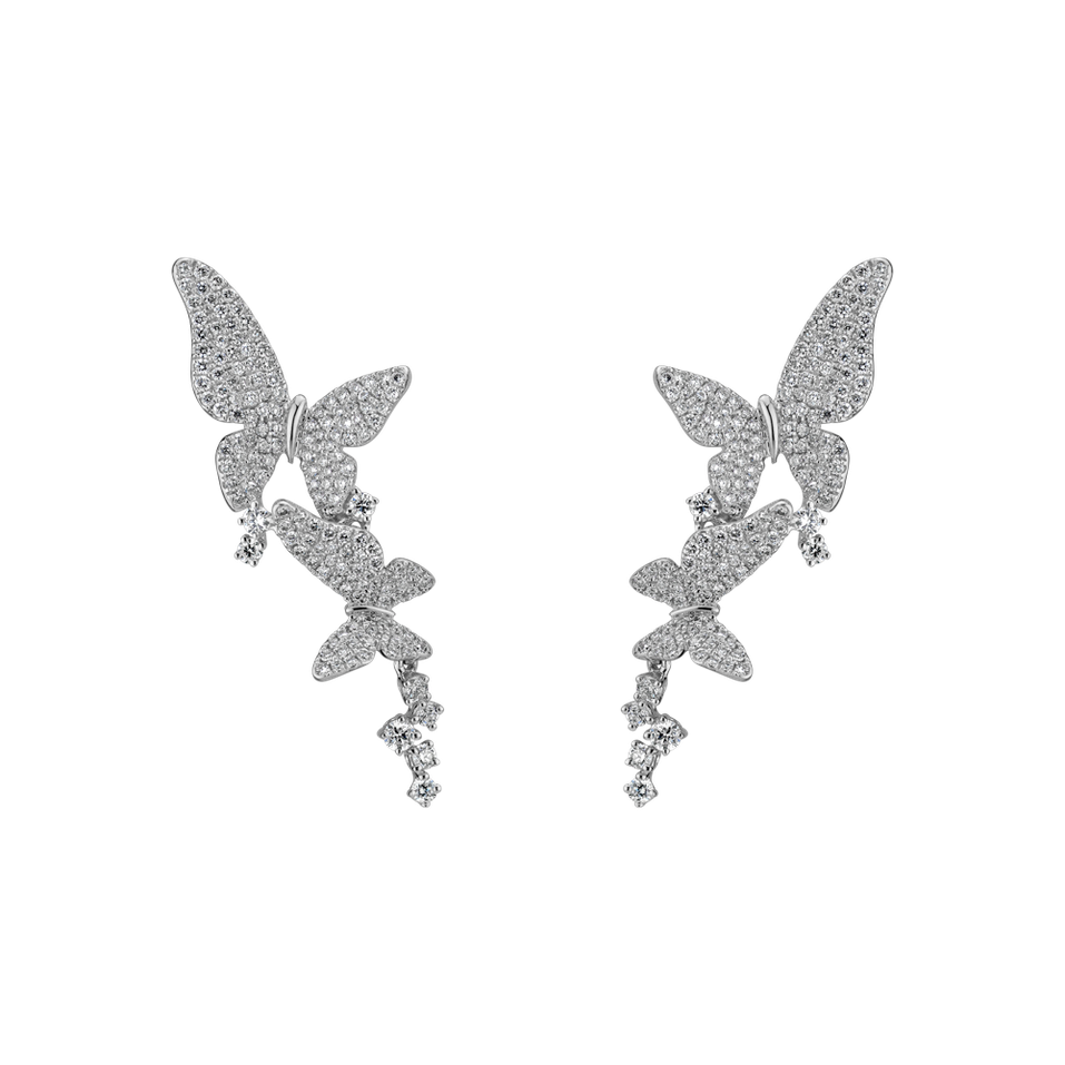 Diamond earrings Eminence of Butterfly