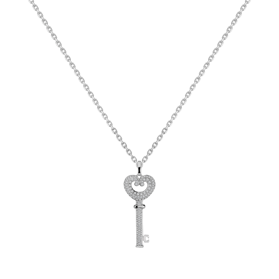 Diamond pendant Lovely Key