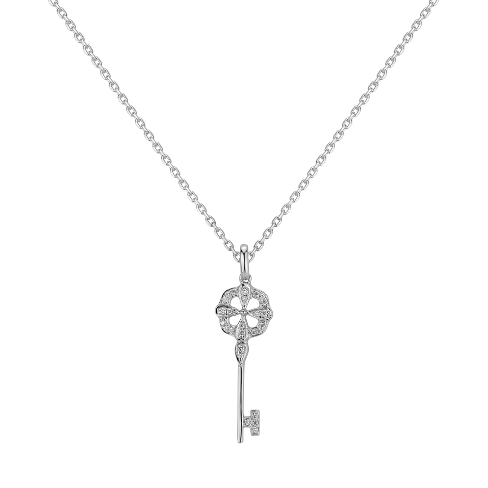 Diamond pendant Lucky Key