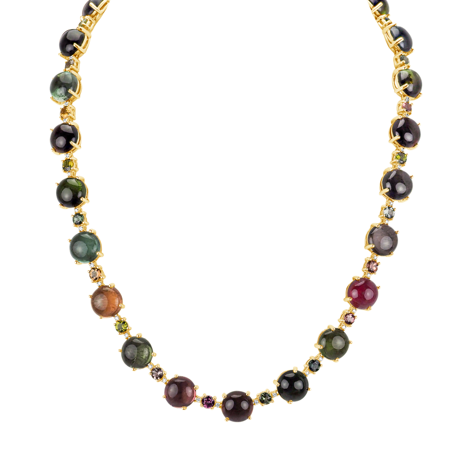 Diamond necklace with Tourmalíne Rainbow Eminence