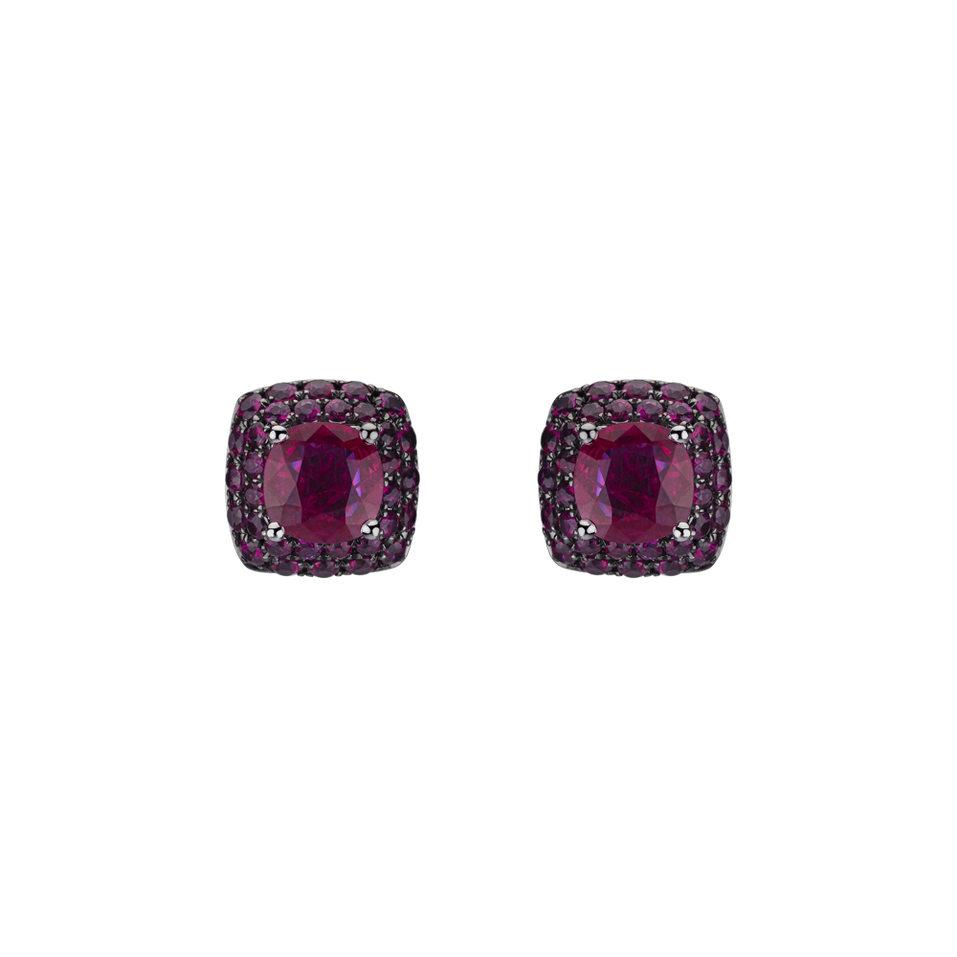 Earrings with Ruby Violette Exlusive