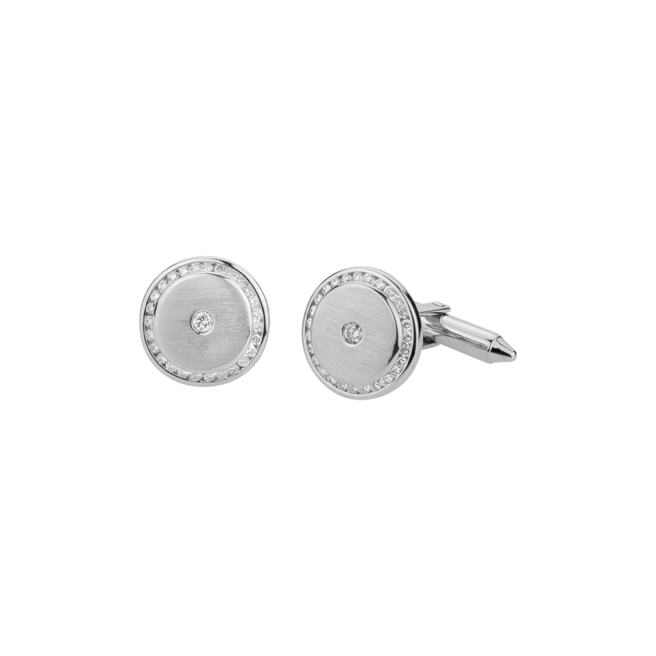 Diamond Cufflinks Elegance