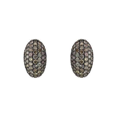 Earrings with brown diamonds Angel Symphony