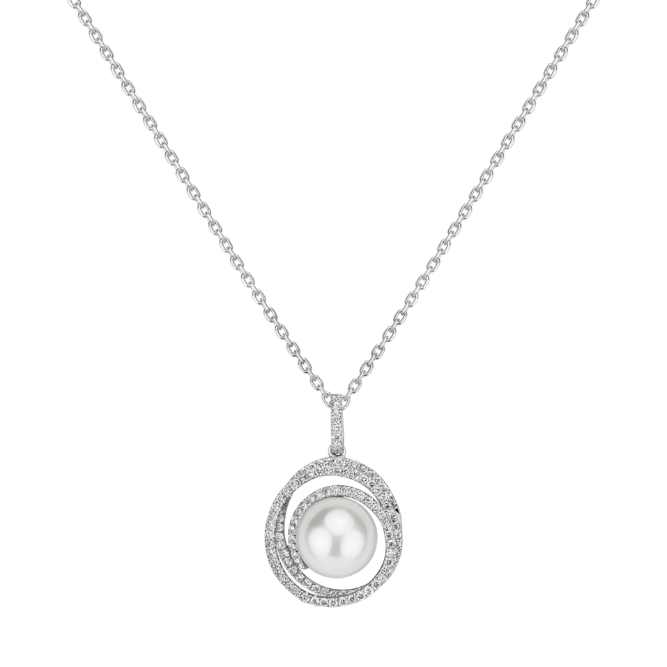 Diamond pendant with Pearl Talolla