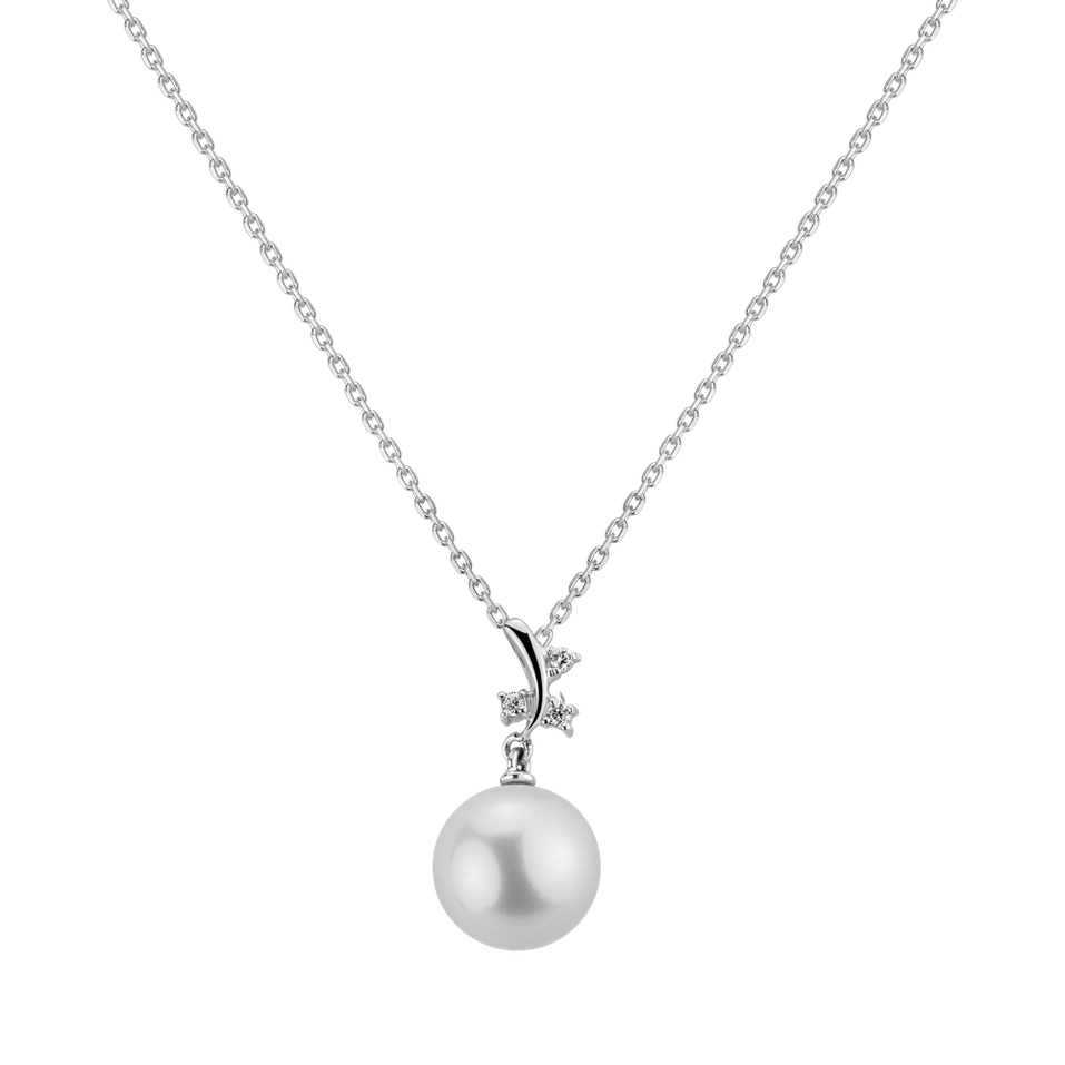 Diamond pendant with Pearl Murel