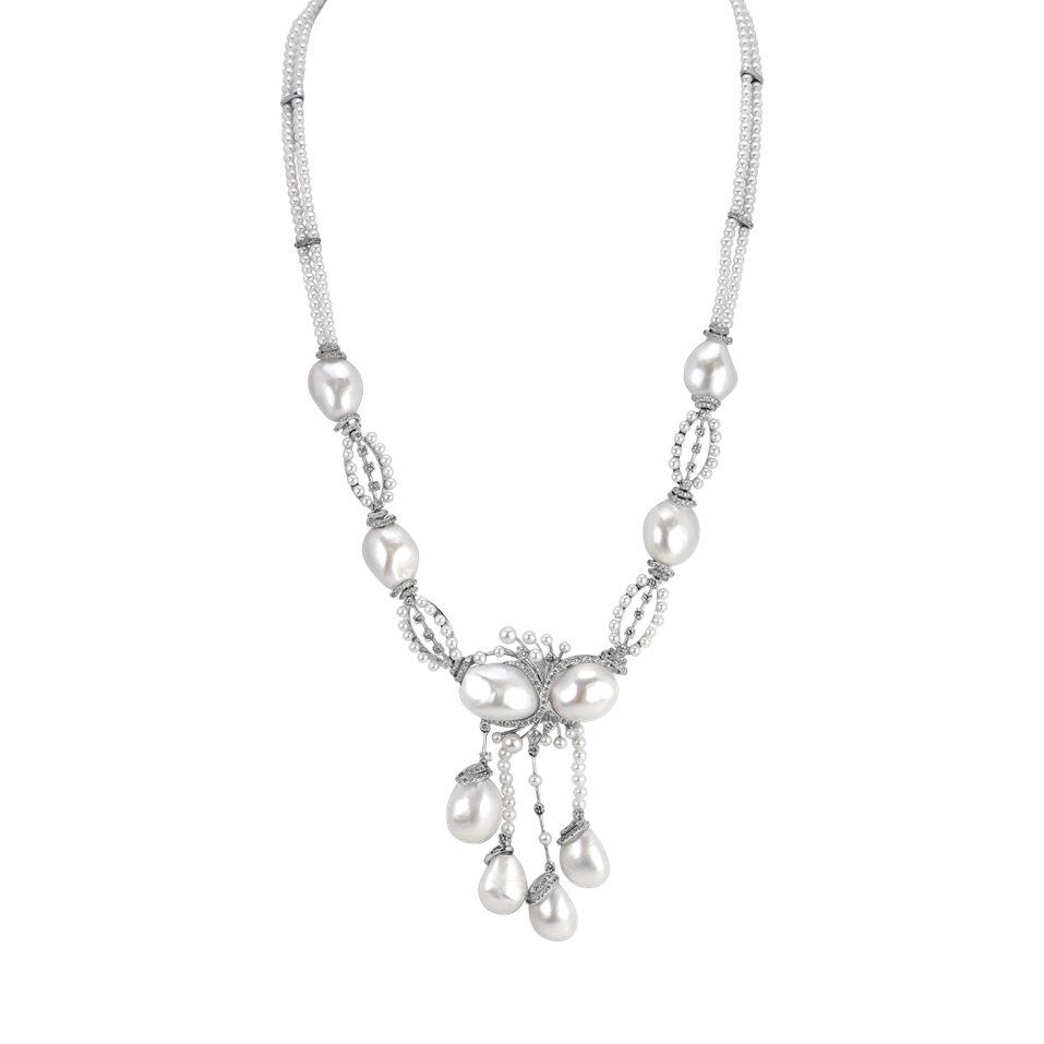 Diamond necklace with Pearl Versailles Countess