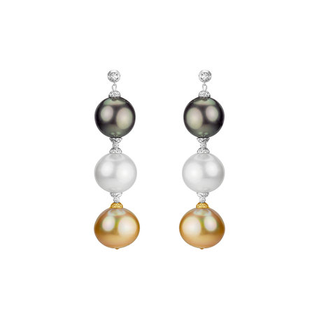 Earrings with Pearl Ocean Secret