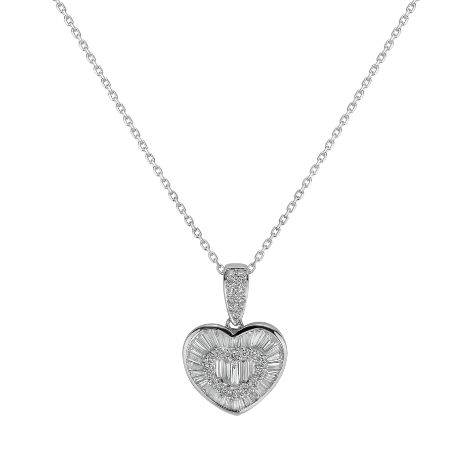 Diamond pendant Collier