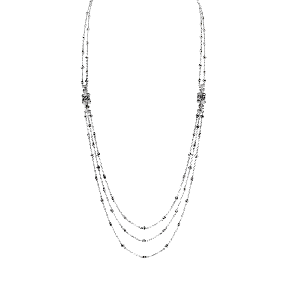 Necklace with black diamonds Venus Essence