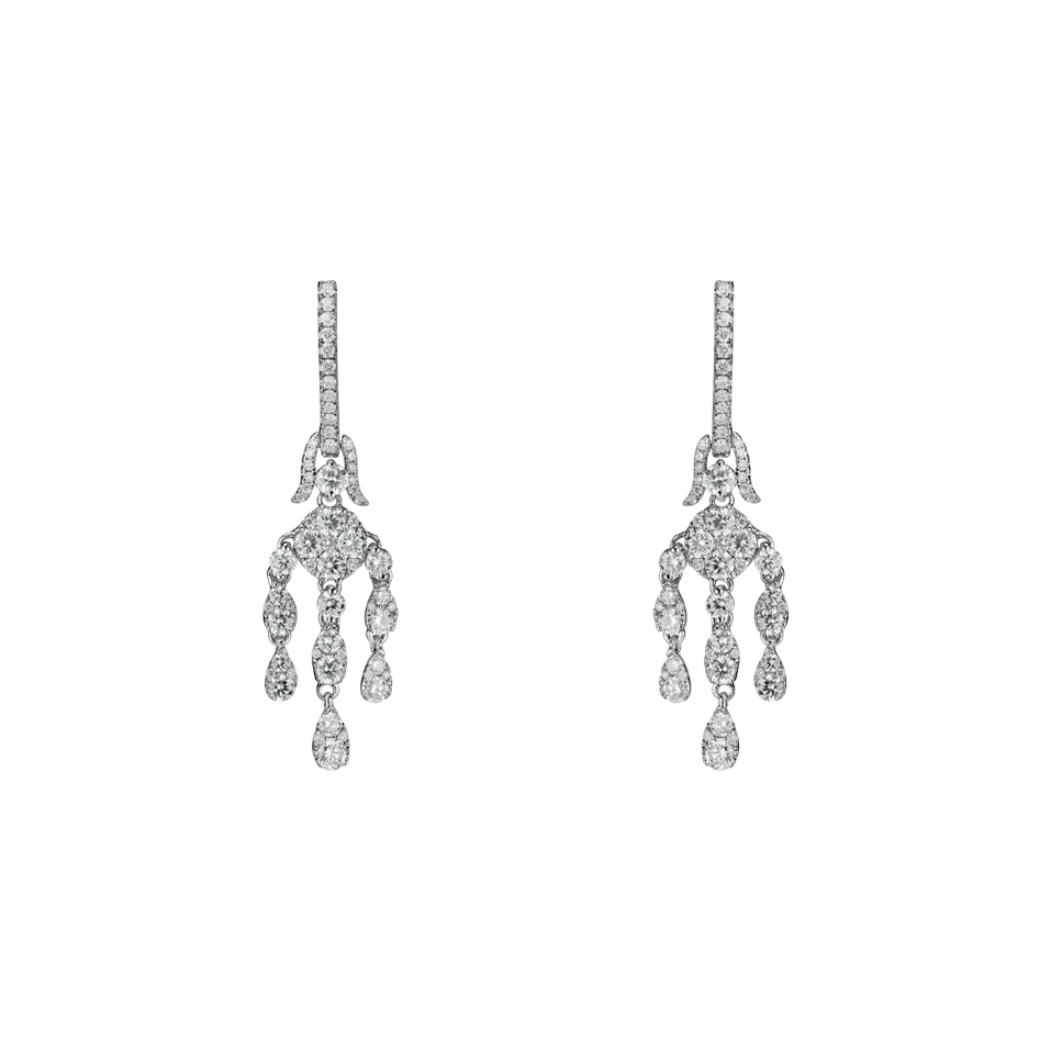 Diamond earrings Aphrodite Waterfall