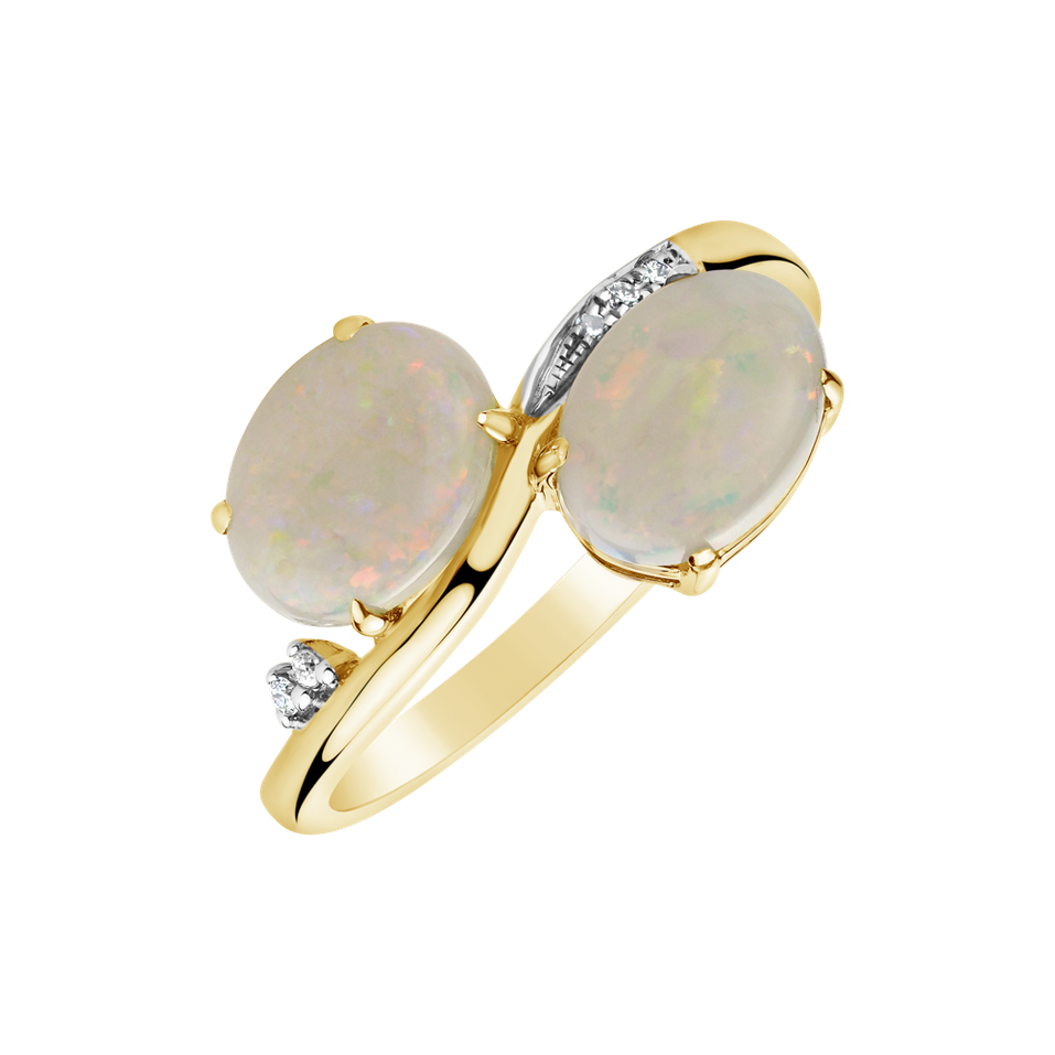 Diamond ring and Opal Amritpal