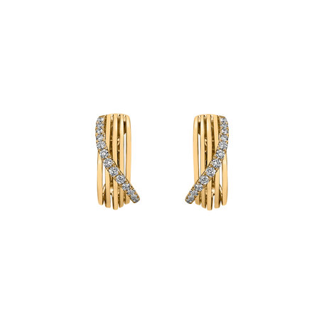 Diamond earrings Fresh Waves