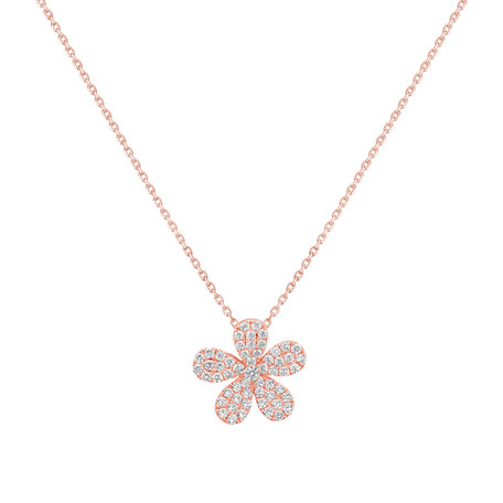 Diamond pendant Sunshine Daisy