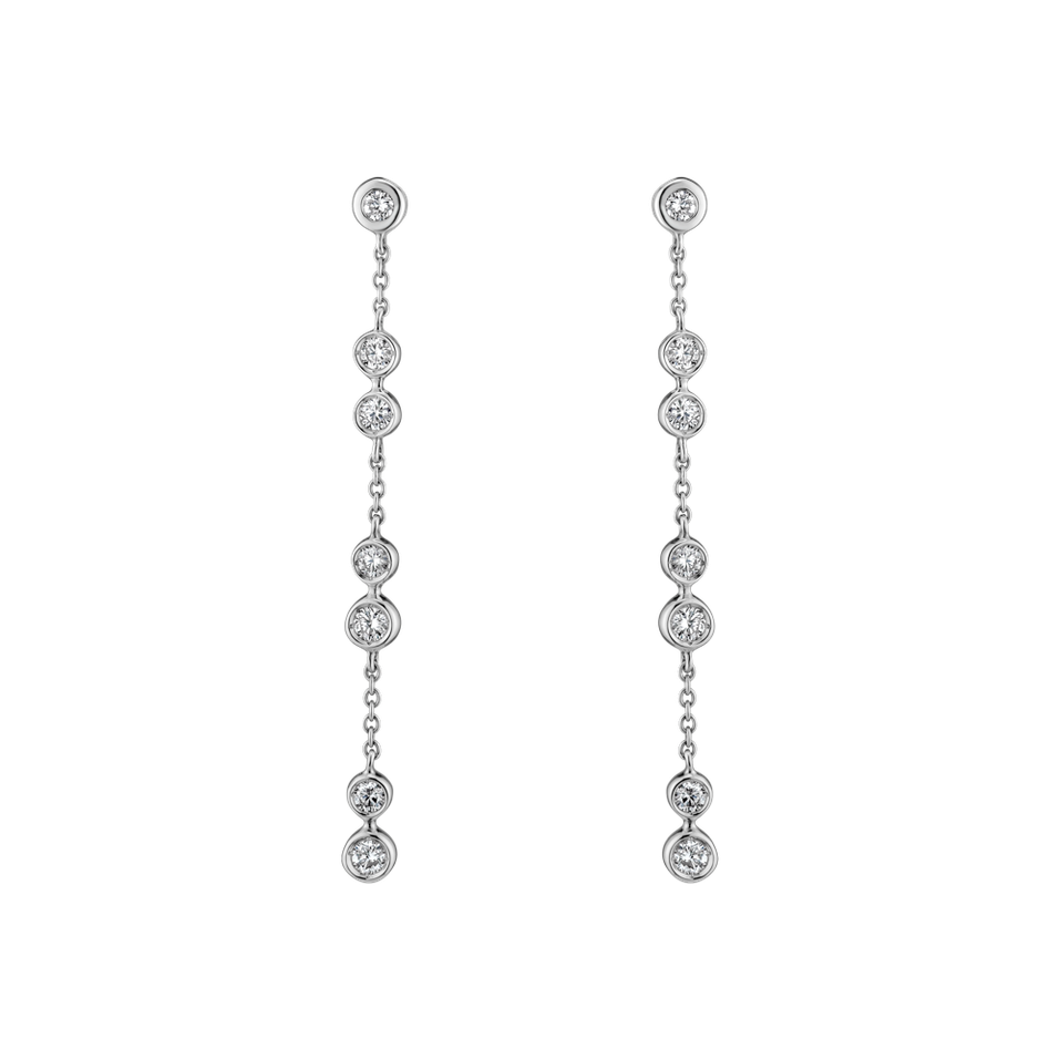 Diamond earrings Charming Waterfall