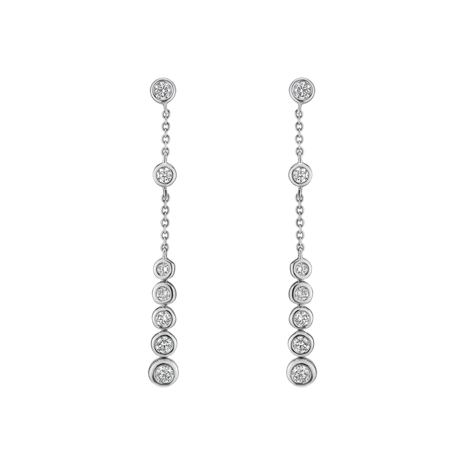 Diamond earrings Moonshine Waterfall