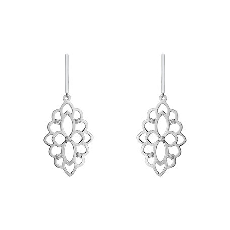 Diamond earrings Folk Heritage