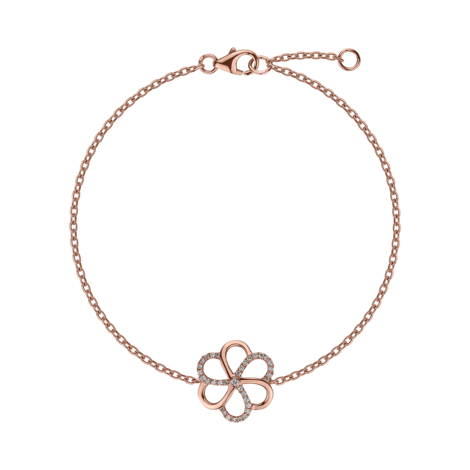 Bracelet with diamonds Auricula