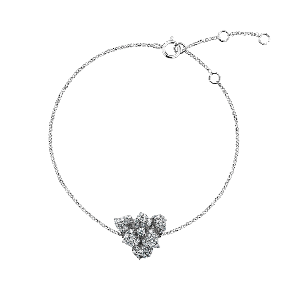 Bracelet with diamonds Central Orchid