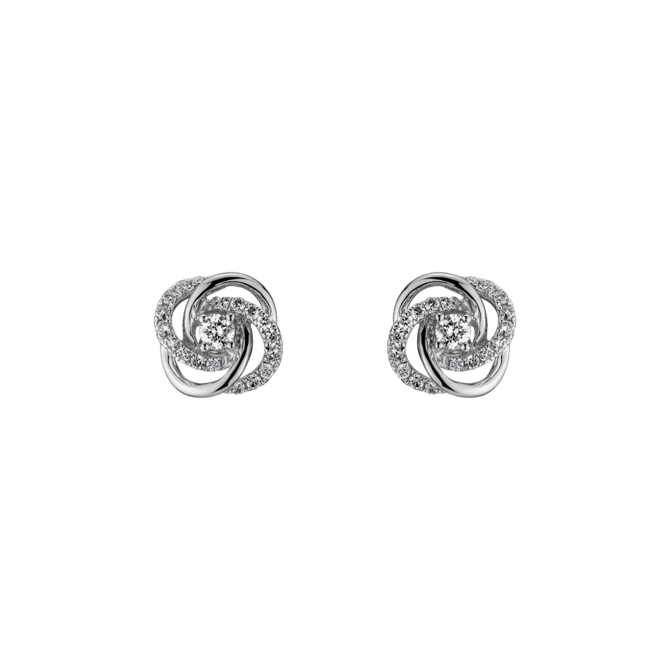 Diamond earrings Rosettes