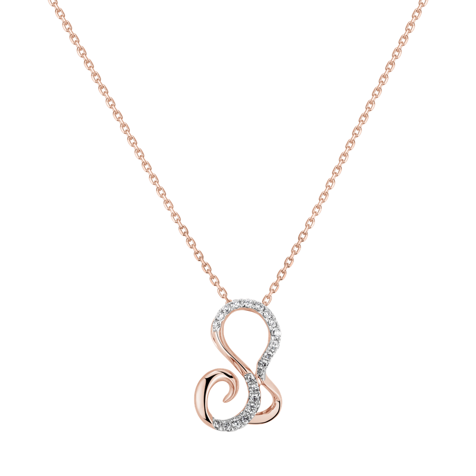 Diamond pendant Dreamy Orbit