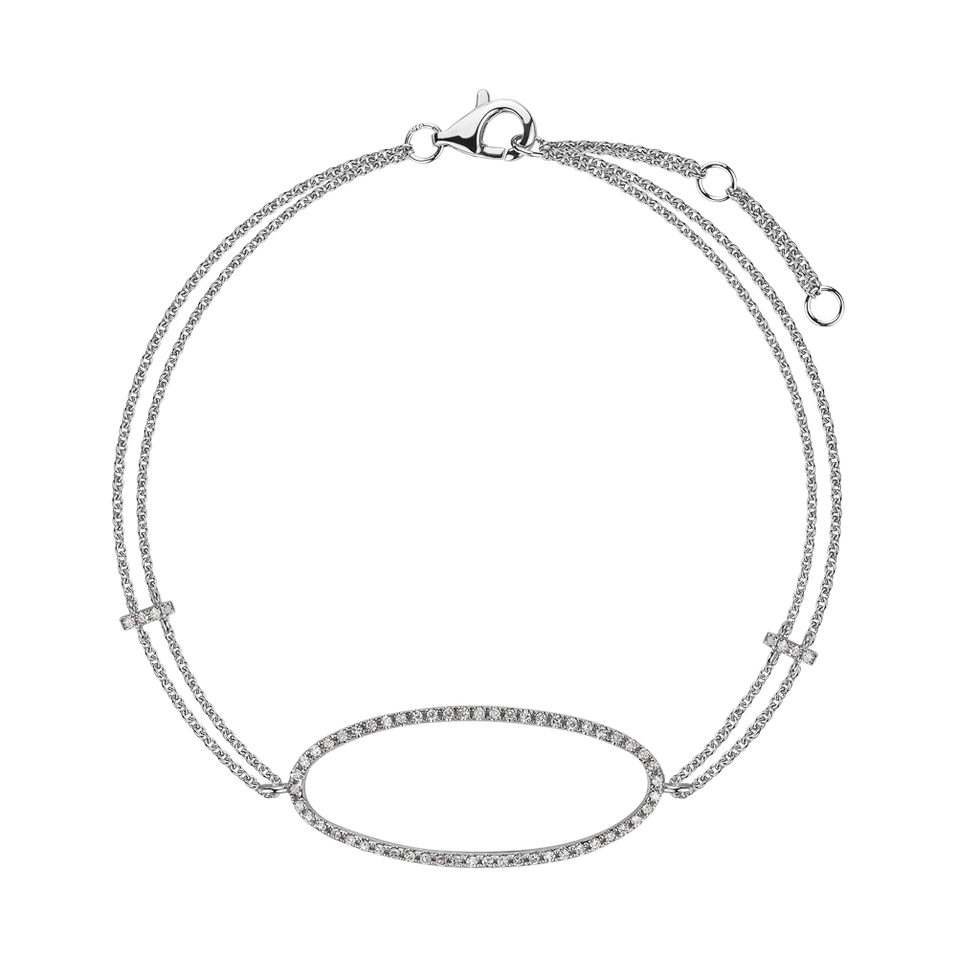 Bracelet with diamonds Prudence