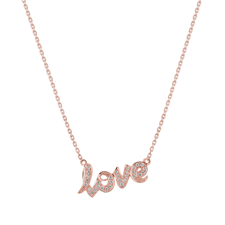 Diamond necklace Endless Love