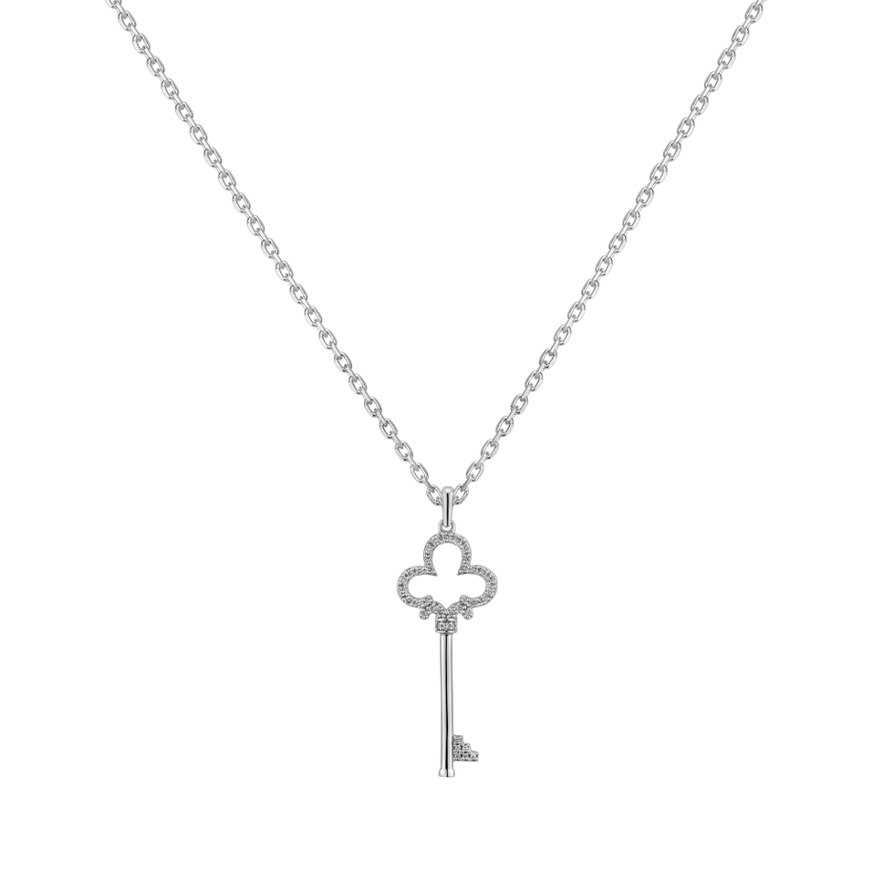 Diamond pendant Worlds Key