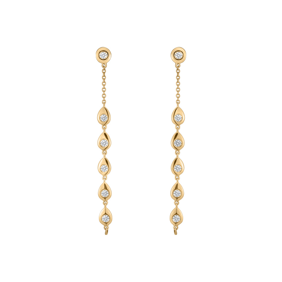 Diamond earrings Shine Waterfall