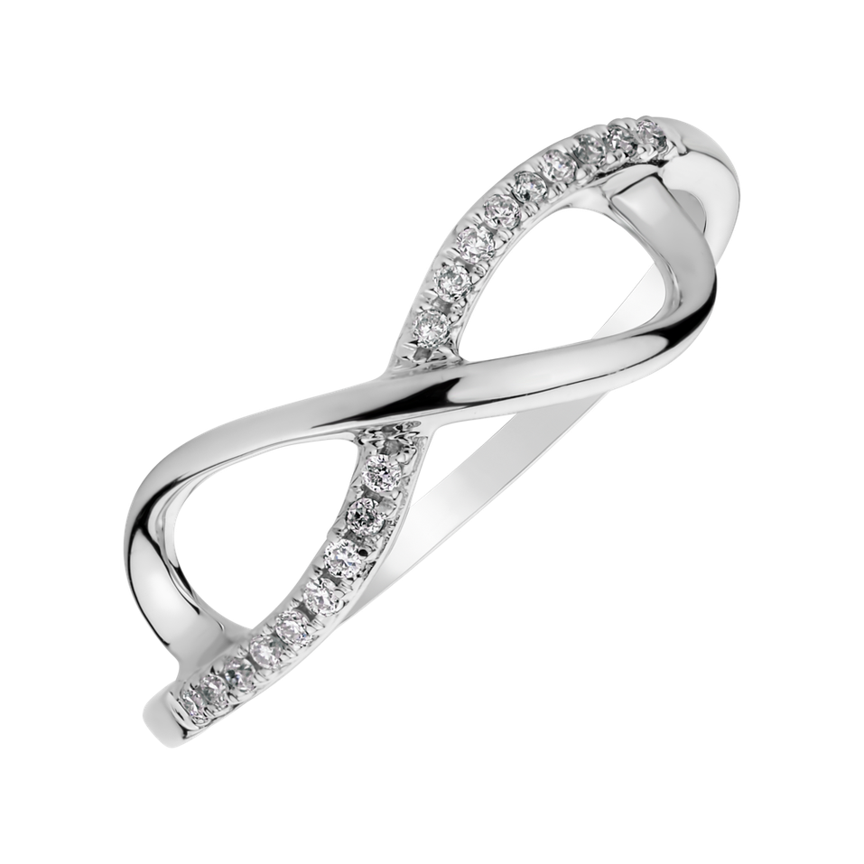 Diamond ring Infinity