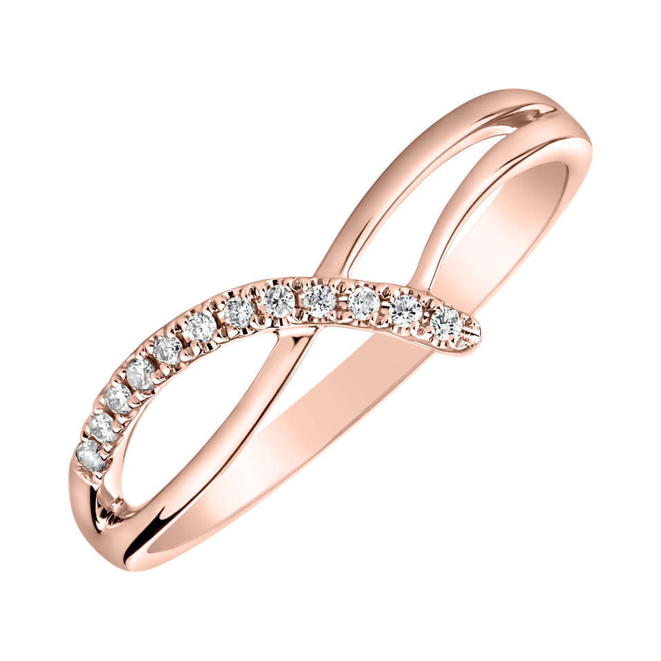 Diamond ring Elegant Line