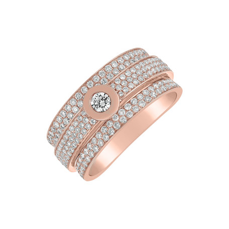 Diamond ring Mélanie Warm