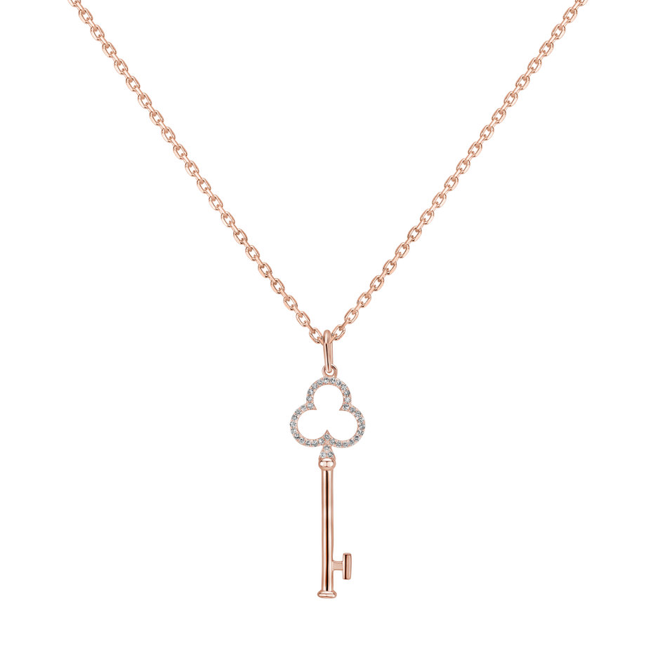 Diamond pendant Key of Hope