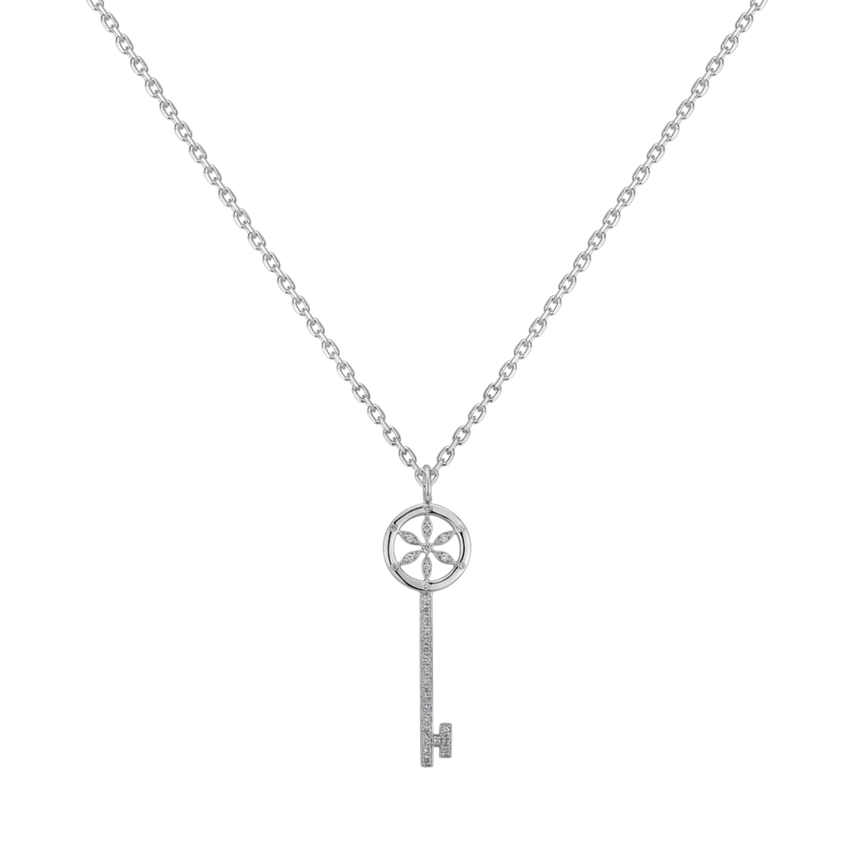 Diamond pendant Spring Key